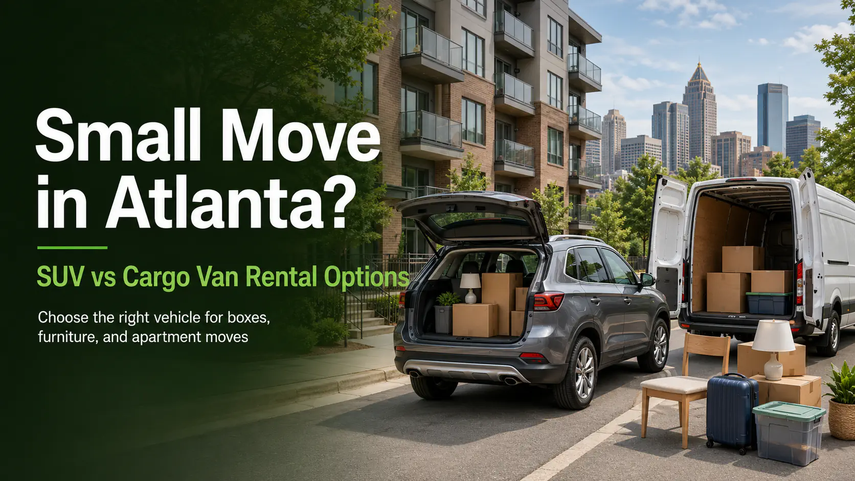 Small Move in Atlanta? When to Rent an SUV vs a Cargo Van