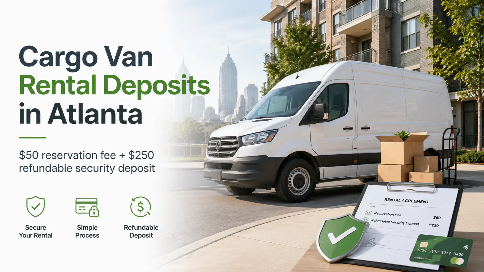 Cargo Van Rental Fees and Deposits in Atlanta: A Simple Guide for Renters