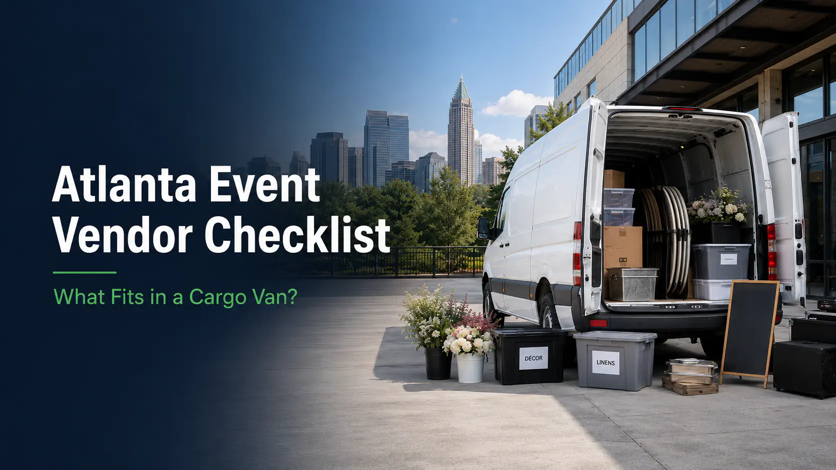 Atlanta Event Vendor Checklist: What Fits in a Cargo Van?