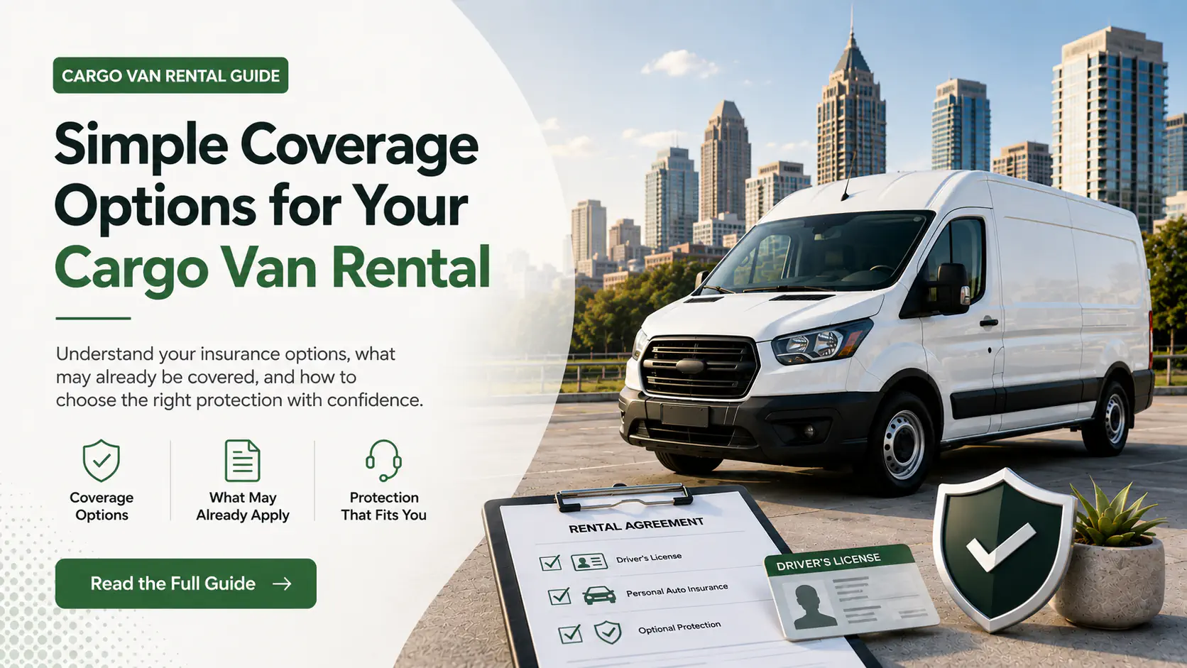 How Cargo Van Rental Insurance Works
