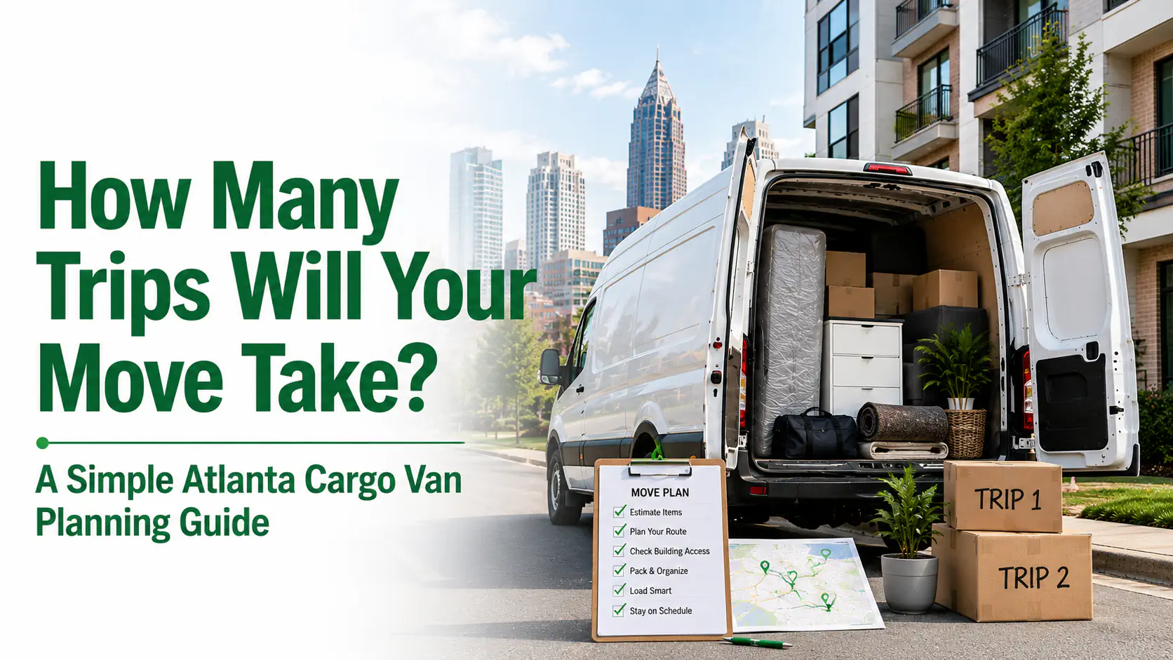 How Many Trips Will Your Atlanta Move Take? Cargo Van Guide