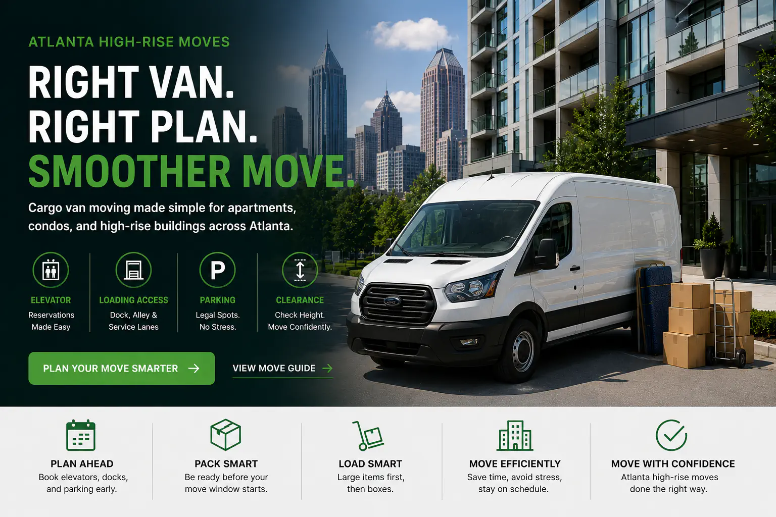 Moving Out of a High-Rise Apartment in Atlanta: Elevator, Dock & Van Tips